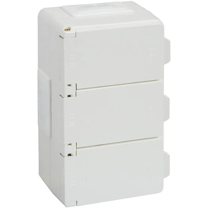Schneider Electric Aqua Stark 183508700 Vägguttag jordat, kapslat, 3-vägs 3-vägs