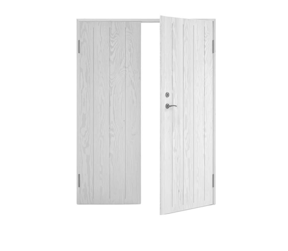 PARDÖRR KALL 150X200 H CELLO GRUNDMÅLAD