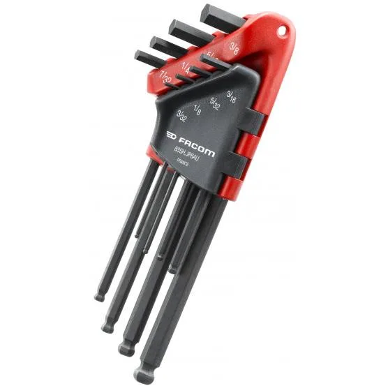 Facom 83SH.JU8 Insexnyckelsats 3/32"-3/8", 8 st. liten hållare