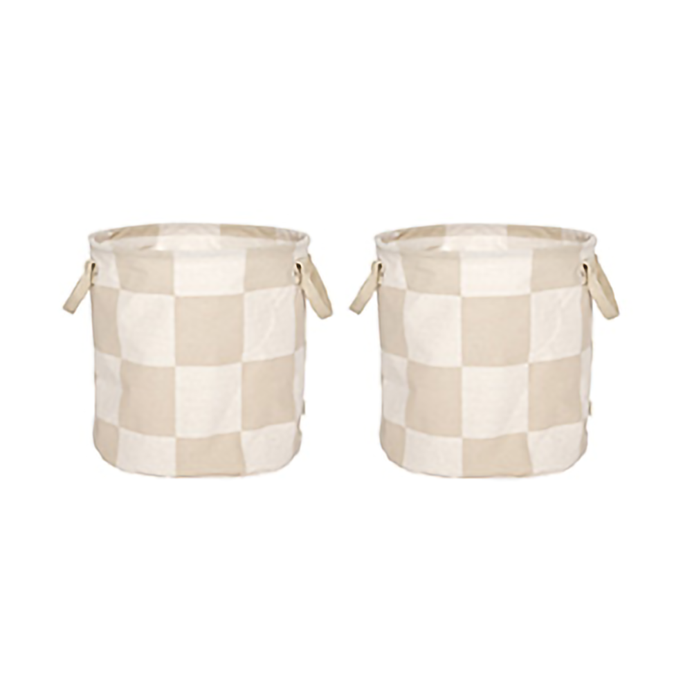 Chess förvaringskorgar medium 2-pack, Clay-offwhite