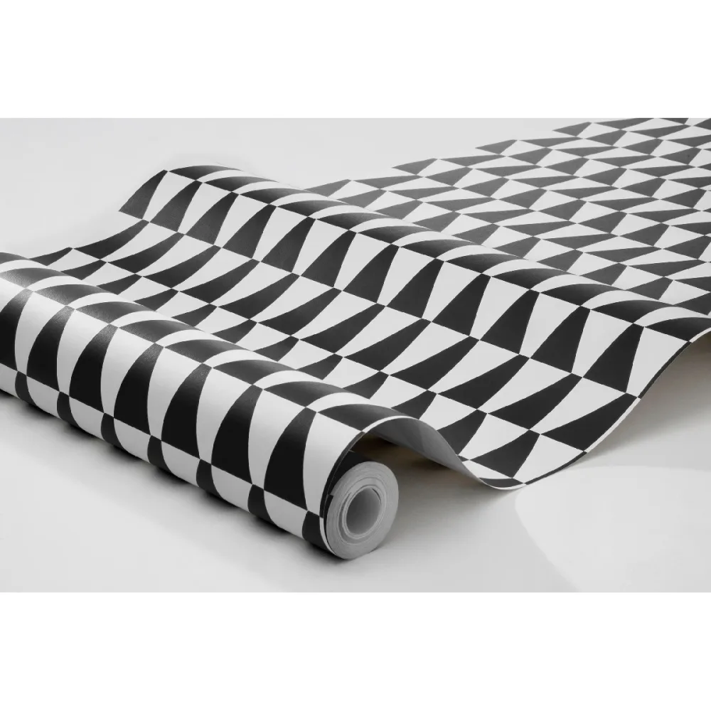 Tapet Graphics Arne Jacobsen Trapez 4736 Svart Grafisk - Bild 3