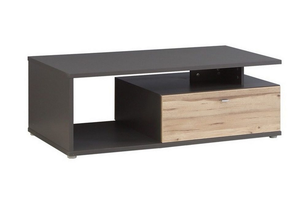 Ameysford Soffbord 120 cm med Förvaring Hylla + Låda