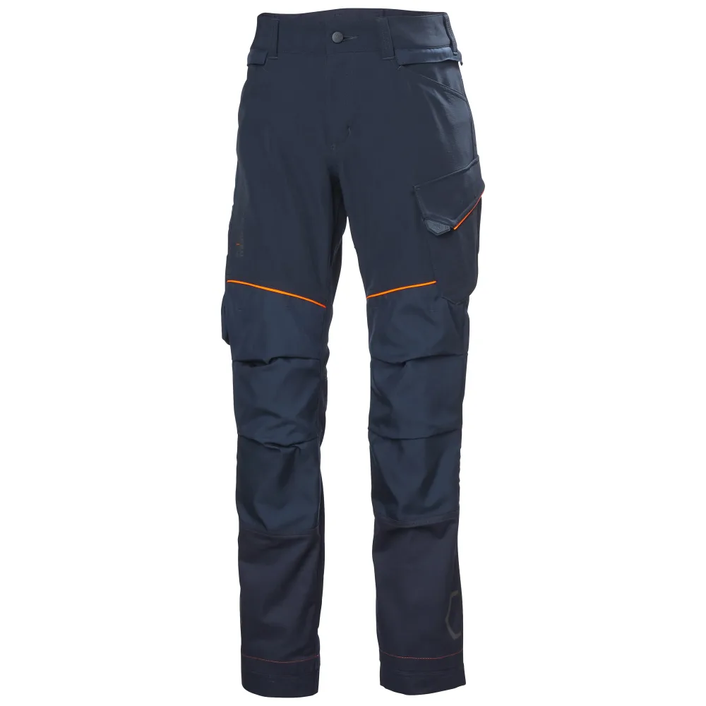 Helly Hansen Workwear Chelsea Evolution BRZ 77556_590 Arbetsbyxa marinblå/orange, connect C156