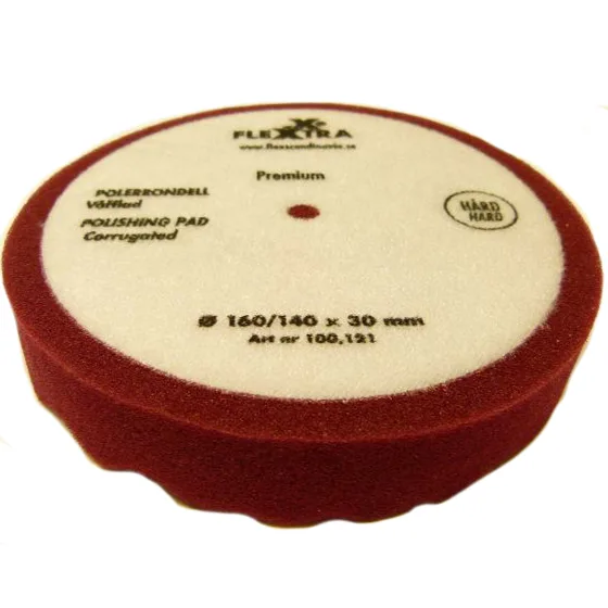 Flexxtra 100123 Polerrondell Våfflad Mjuk, 160 mm