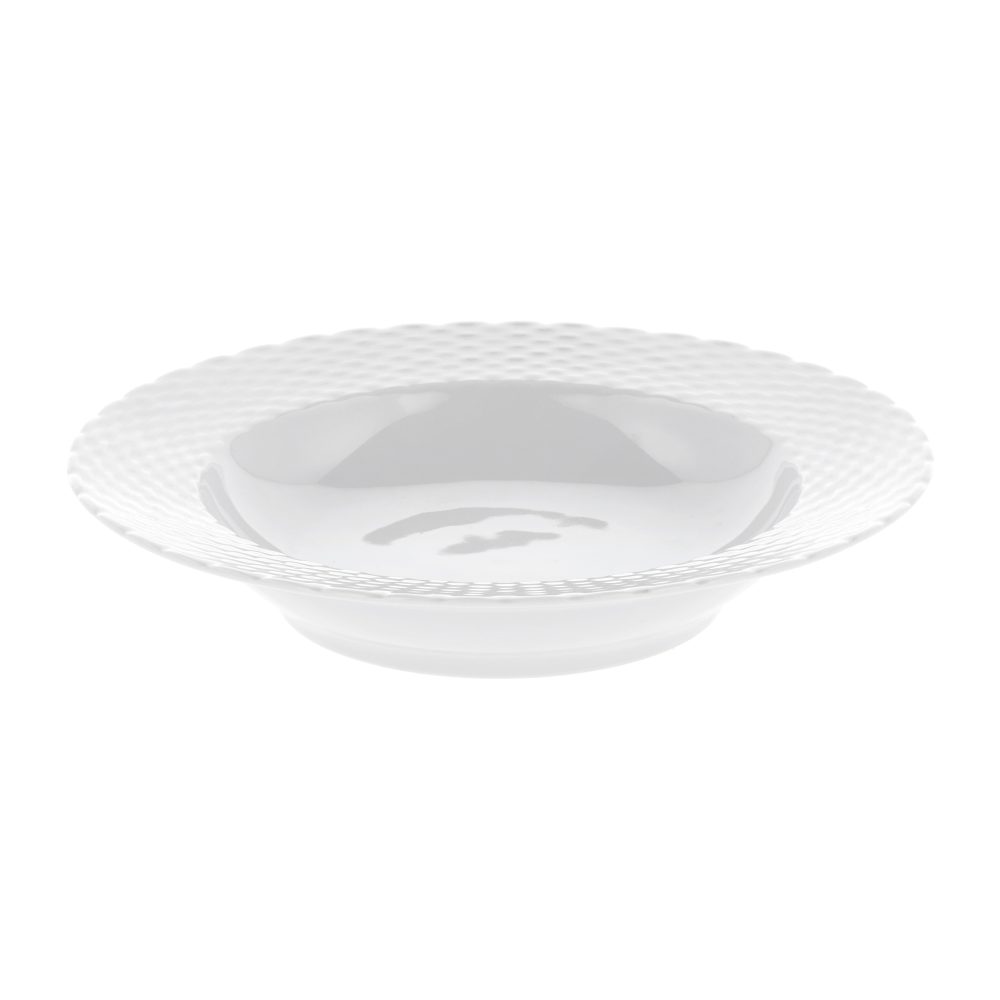 Basket djup tallrik Ø23 cm, Vit