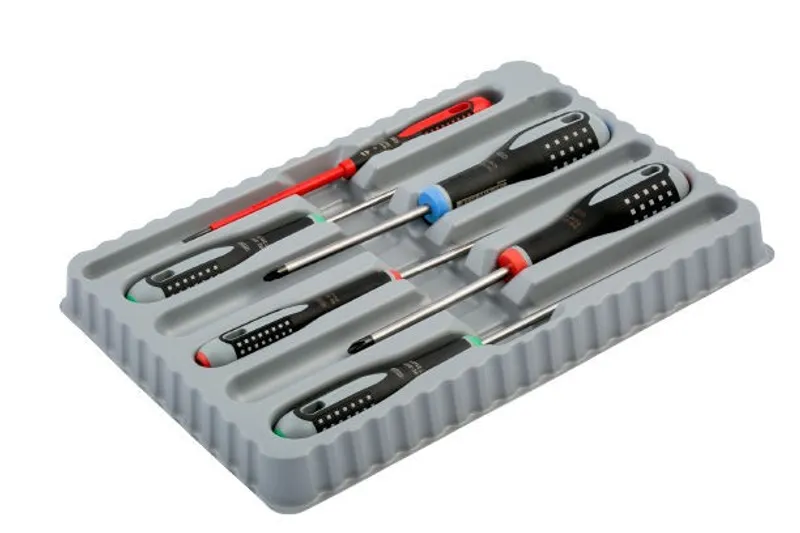 Bahco BE-9871 Skruvmejselsats 6-delar SP/PH/PZ/TX