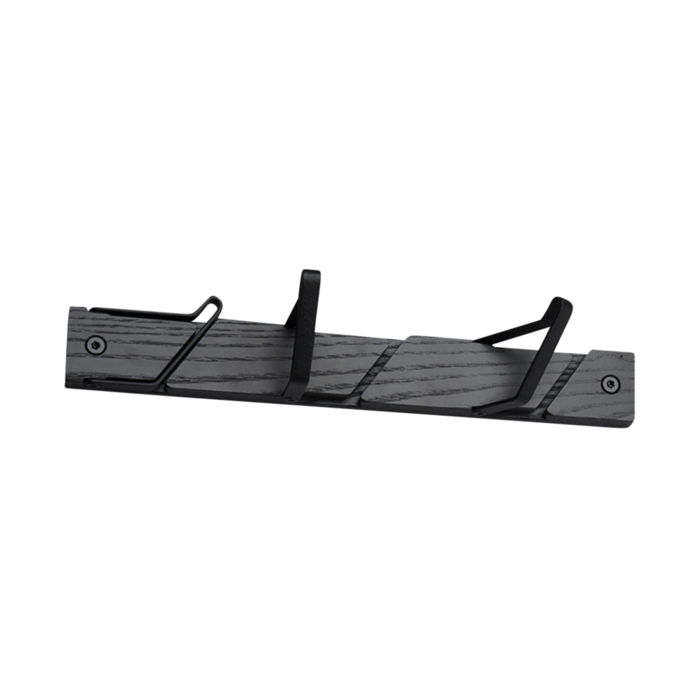 Tamburin kroklist 31,5 cm, Svart-svart