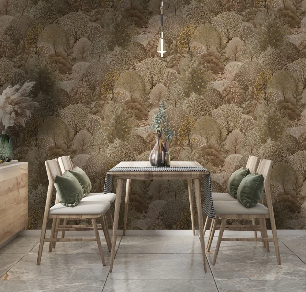Holden Decor Utopia II 91750 Tapet Arboretum Neutral Orange