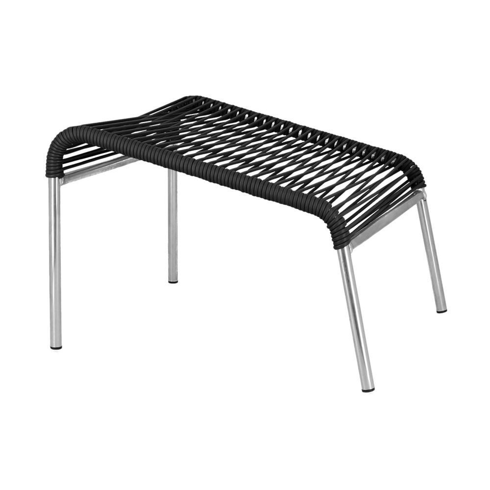 Mya Lounge fotpall, Black