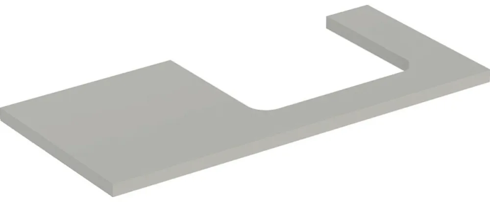 Geberit ONE 505.324.00.7 Bänkskiva 105 cm Grå
