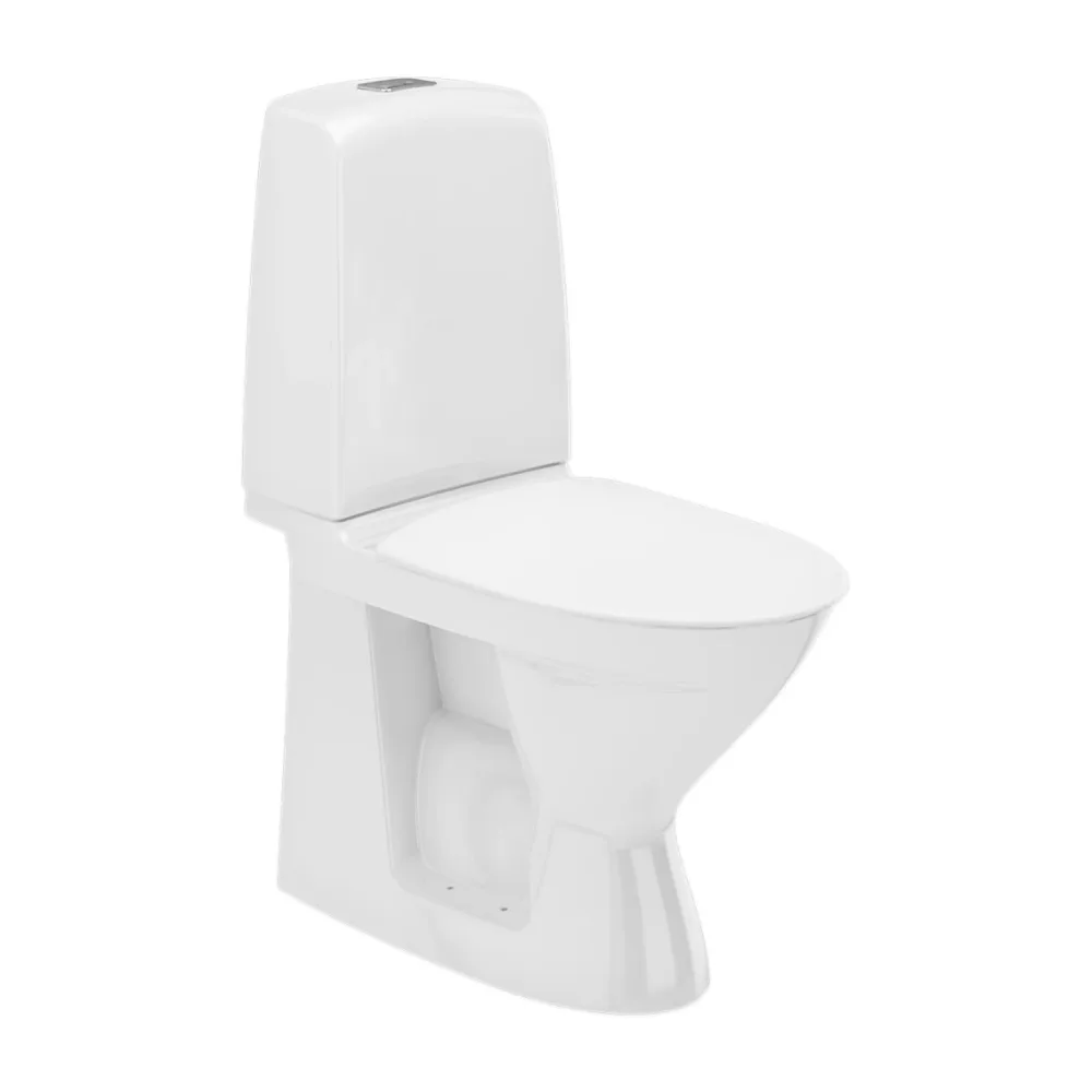 Ifö Spira Toalettstol 6260 Inbyggt S-Lås Rimfree Mjukstängande Hårdsits för Limning
