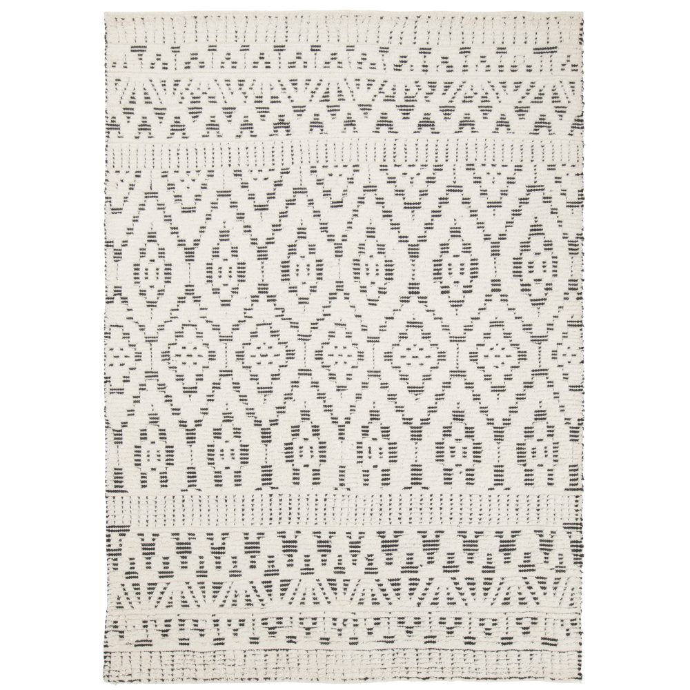 Zelbio ullmatta 170x240 cm, White-black