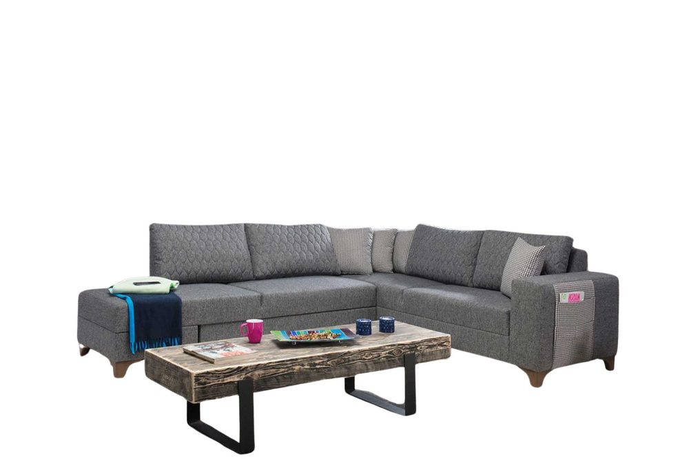 Loftia Hörnsoffa-bäddsoffa 230x90x150 cm