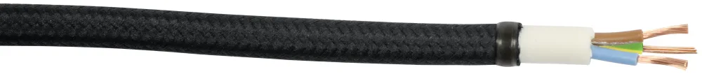 Gelia 4070810032 Textilkabel SKK, 3G0.75, 3 m Vit - Bild 2