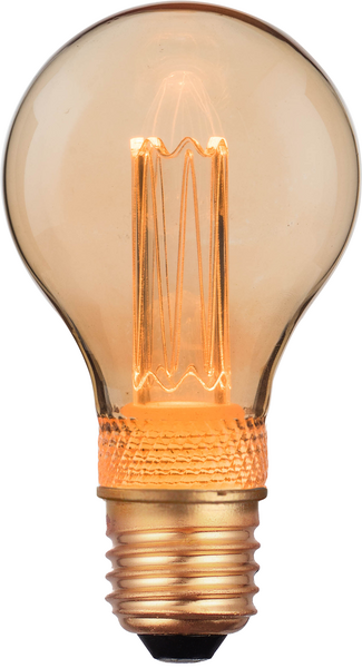 LED-LAMPA GELIA DECO NORMAL A60, AMBER E27 2W