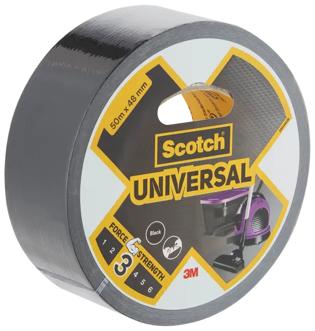 Scotch® Universal Byggtejp - Svart 48 mm x 50 meter