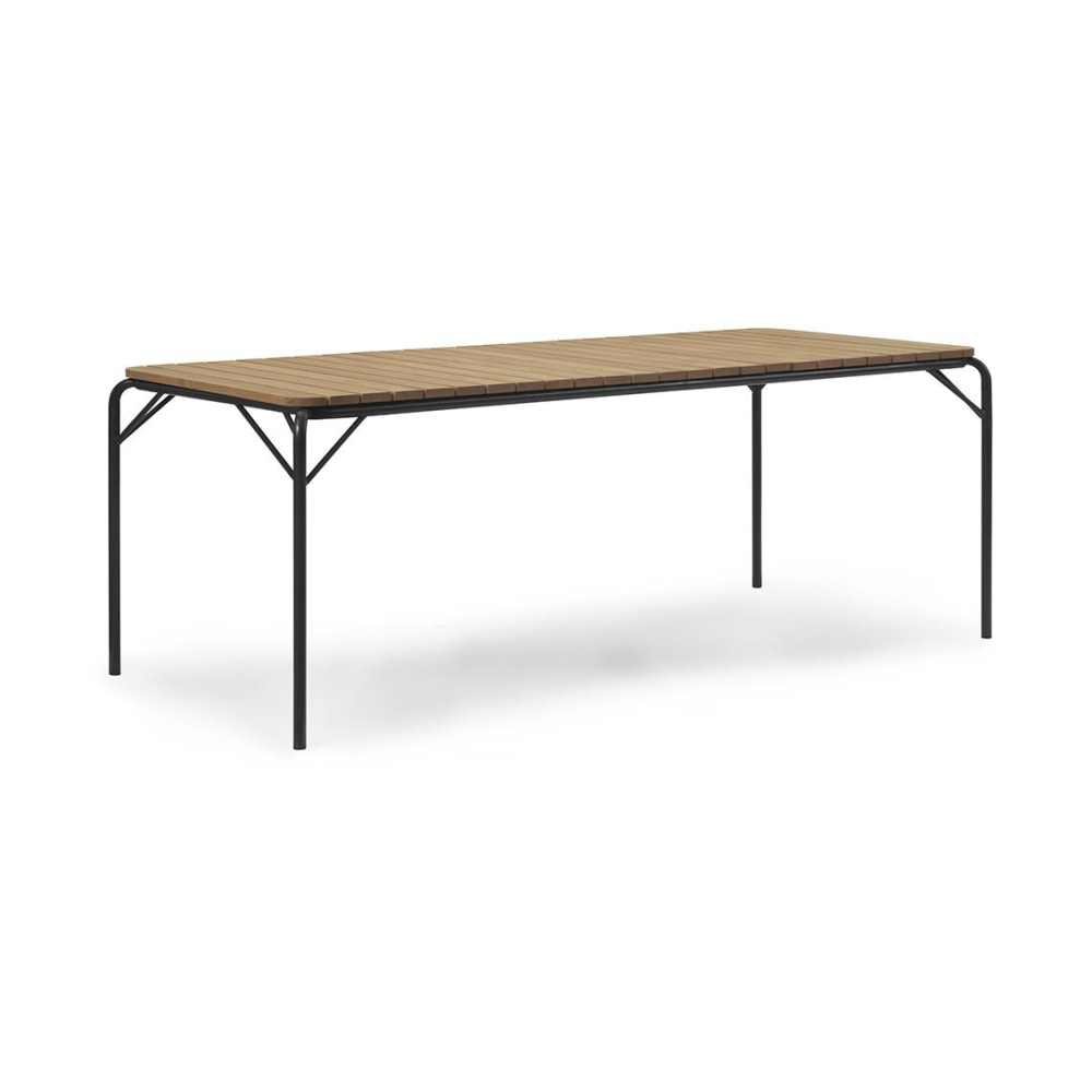 Vig Robinia matbord 90x200 cm, Black
