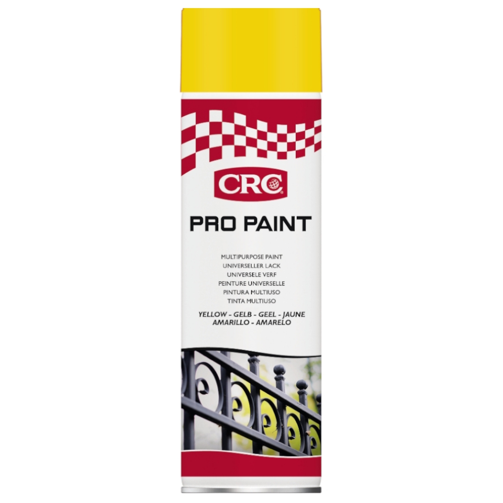Sprayfärg PRO Paint 500ml Gul CRC