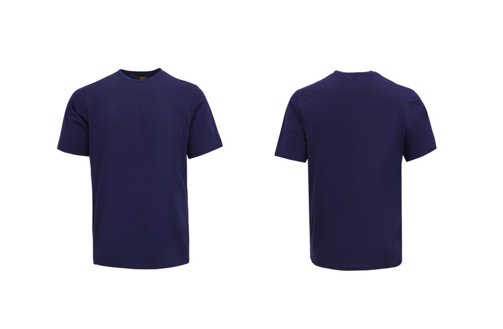 T-SHIRT PROF BCI BOMULL MARINBLÅ, XXXL