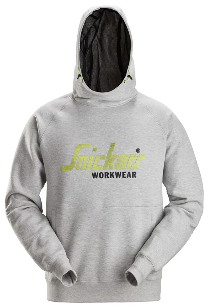 Snickers Workwear 2845-0400 Luvtröja med logga, svart Svart - Bild 2