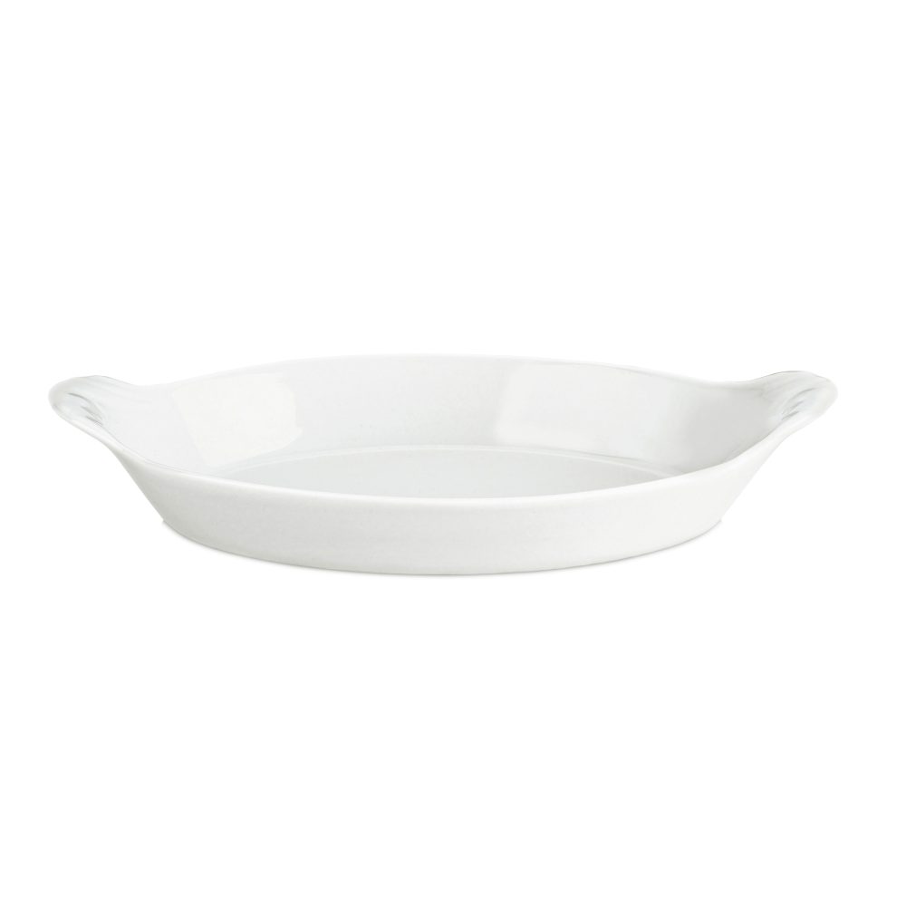 Pillivuyt serveringstallrik oval vit, 23x13 cm