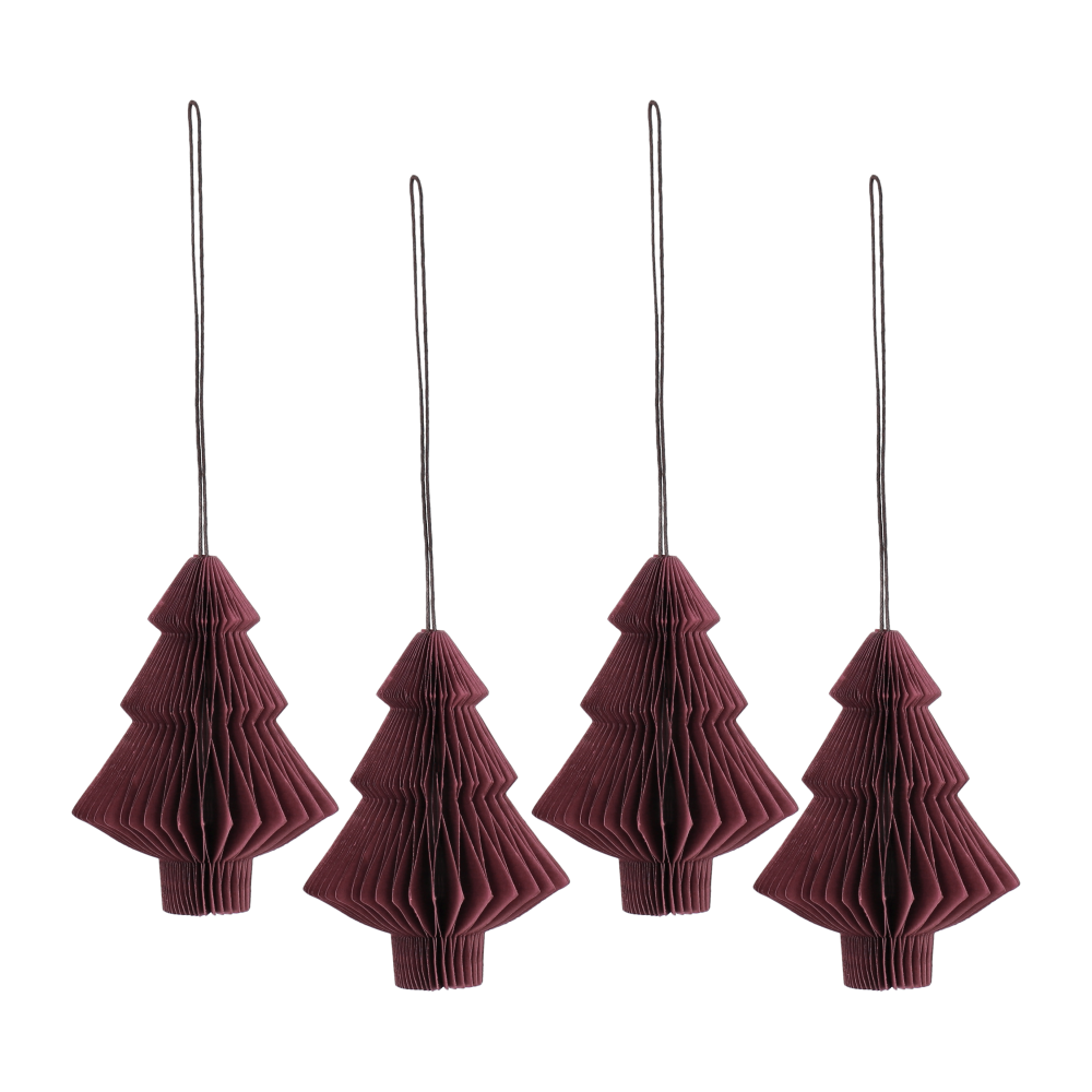 Tree julgranshänge 4-pack, Red