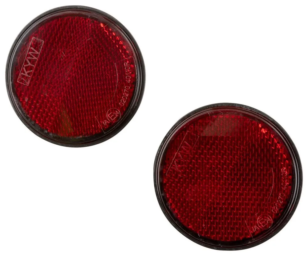 CJ 547177 Fordonsreflex till släpvagn, 2-pack, röd