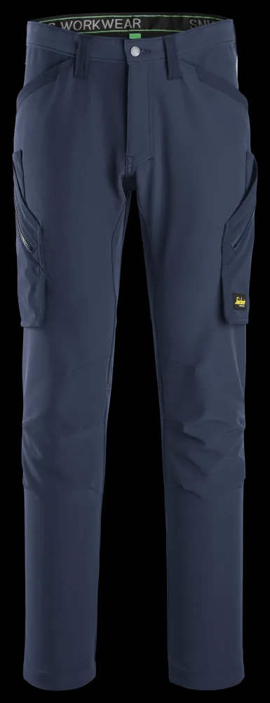 Snickers Workwear 6873-9595 FlexiWork Arbetsbyxa marinblå 120