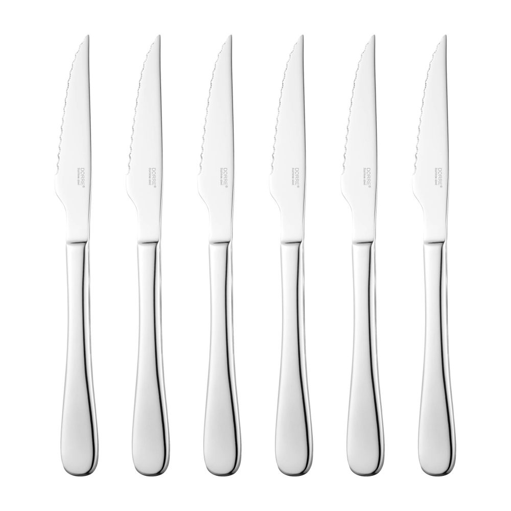 Classic grillkniv 6-pack, Rostfritt stål