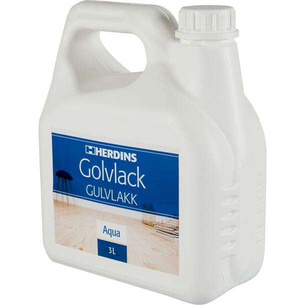 Golvlack AQUA Matt 3L Glans 30, Herdins