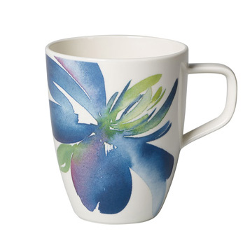 Artesano Flower Art mugg, Vit