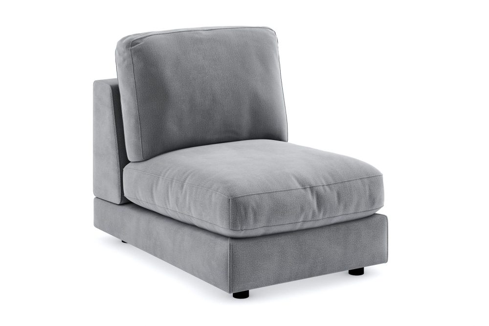 Arken 1-sits Mittmodul i Sammet 70 cm bred