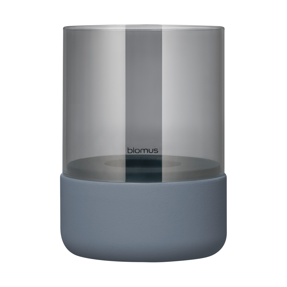 Calma ljuslykta Ø10 cm, Steel grey