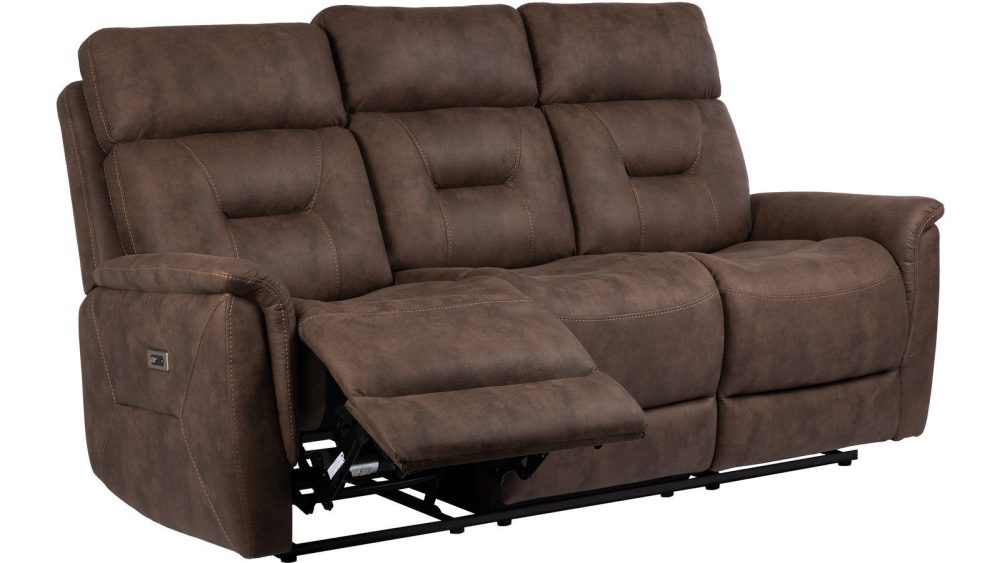 Novira 3-sits reclinersoffa Elektrisk