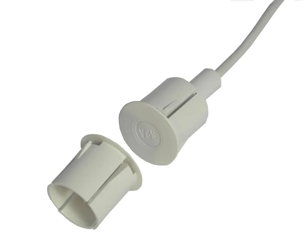 Alarmtech 5901508431134 Högsäkerhetskontakt 23 mm sensor, inbyggd 5 m kabel