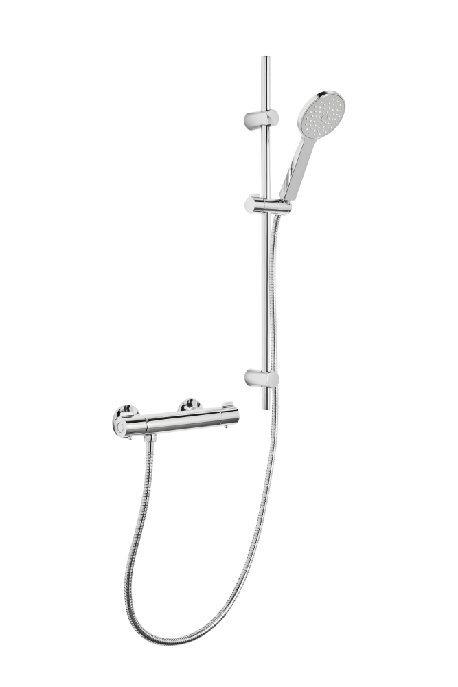 DUSCHSET HAFA GAIA ECO ROSTFRI SLANG MED DUSCHBLANDARE SMARTMIX KROM CC160