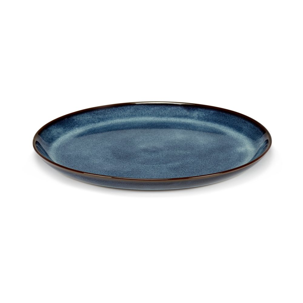 Pure tallrik glaserad M Ø23,5 cm, Dark Blue