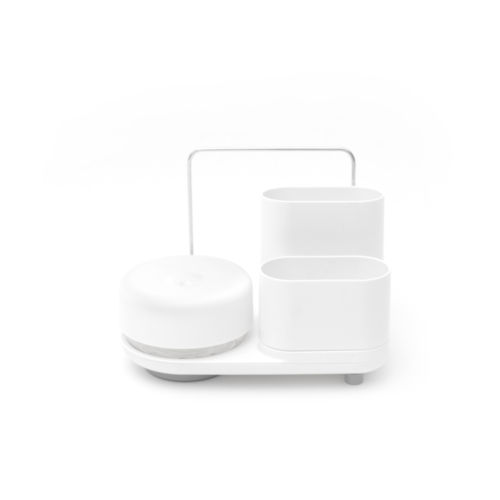 Do-Dish Caddy PLUS diskmedelspump med förvaring, Vit