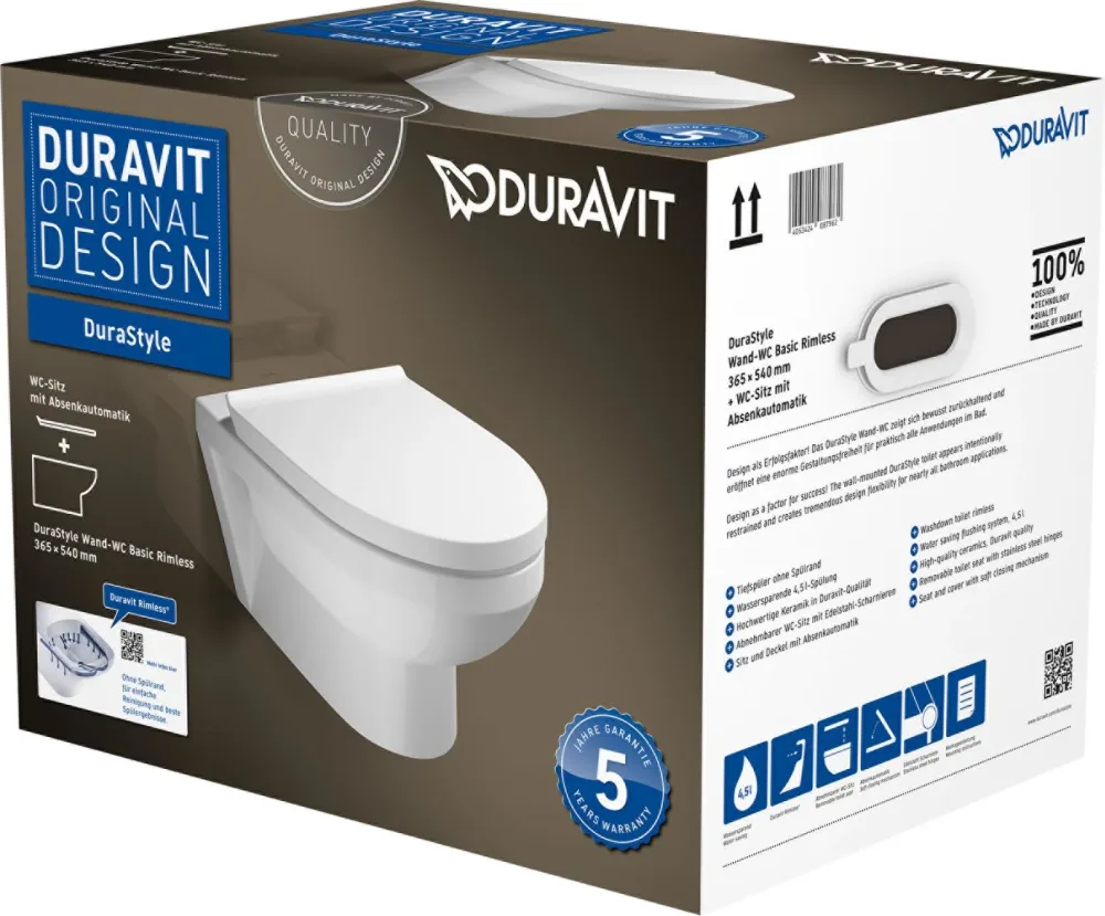 Duravit Durastyle WC-skål med mjuk sits