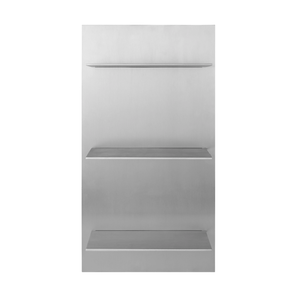 Lager vägghylla triple small, Aluminium