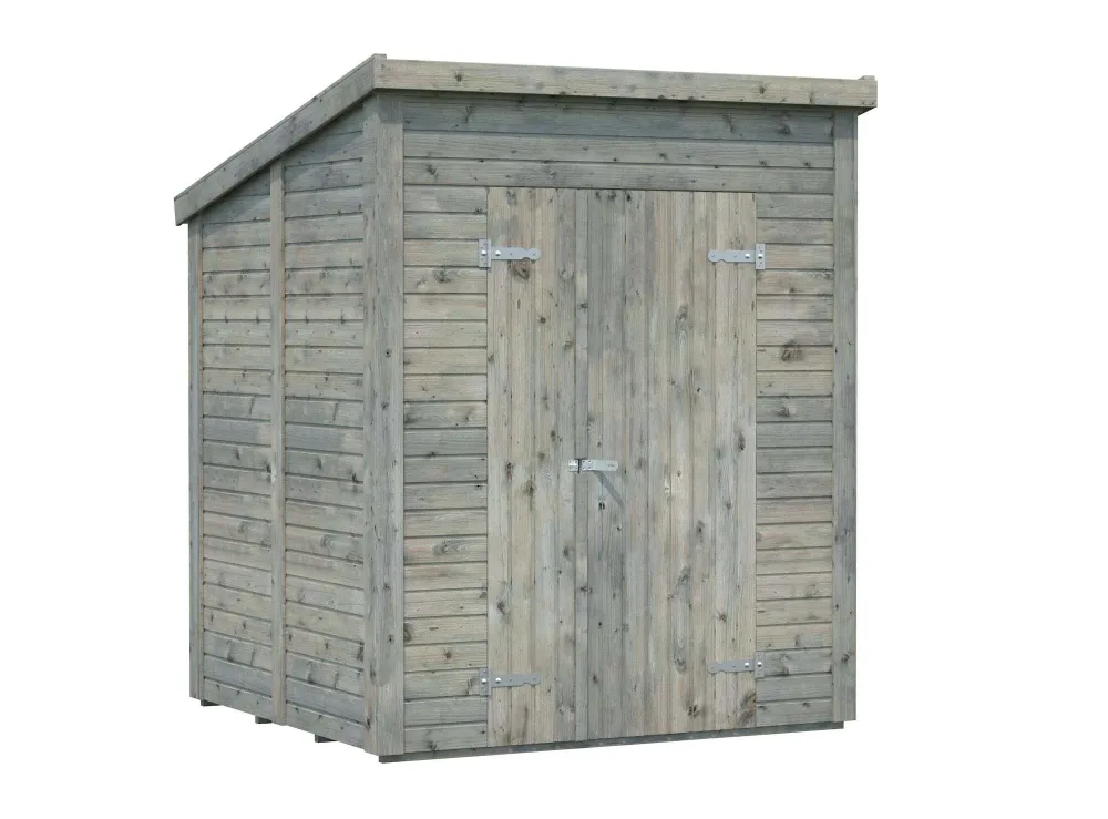 Palmako Leif Förråd 3,2 m²/inv. 3,1 m², grå impregnerad