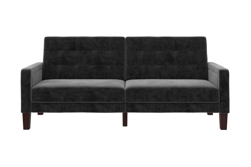 Porter 2-sits Bäddsoffa Sammet/Grå