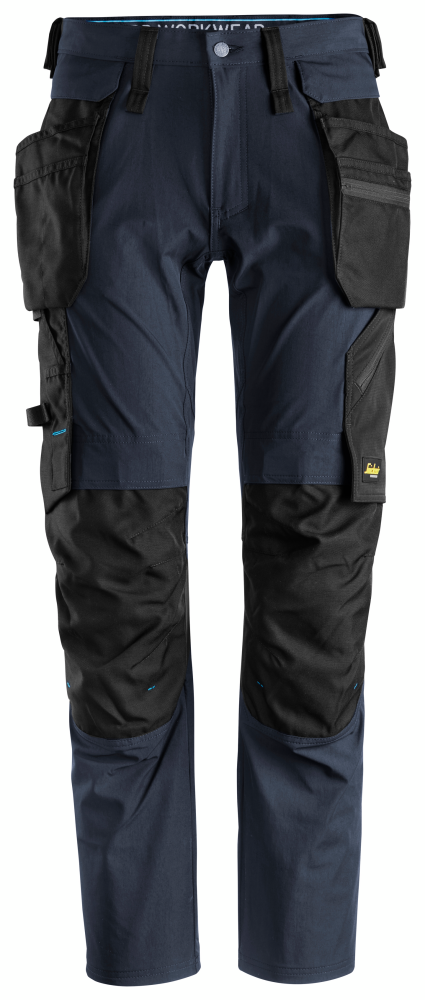 BYXA SNICKERS WORKWEAR 6208 AVTAG MA/SV HP LW 48, MARIN/SVART
