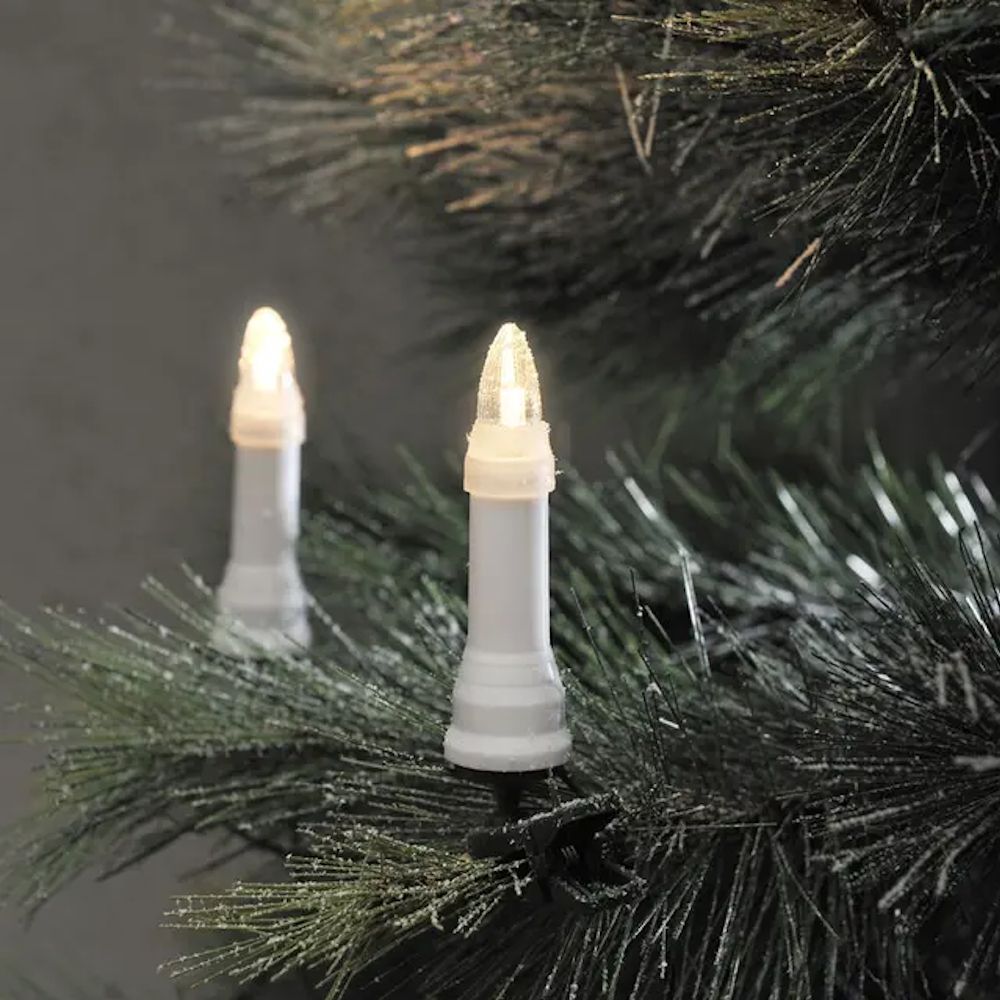 Julgransbelysning 25 DC LED IP44 Vit Konstsmide