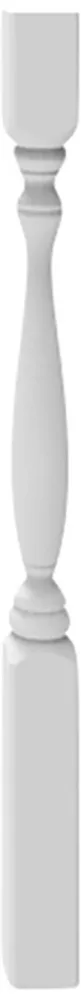 Jabo Arnö 26051 Räckespelare vit, 66x66x900 mm