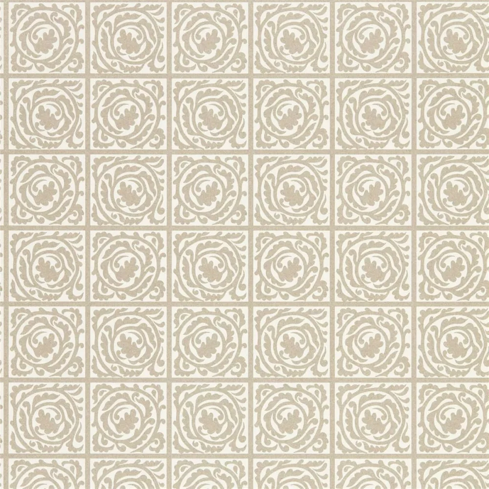Pure Morris North Scroll Gilver Dmpn216546 Guld Tapet | Stuvbutiken