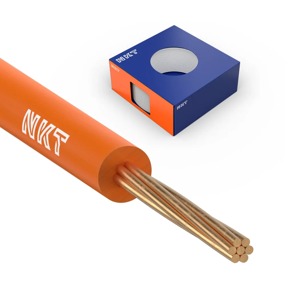 NKT FQ XTRA Installationskabel 450/750V, 2.5 mm², 100 m ring Orange