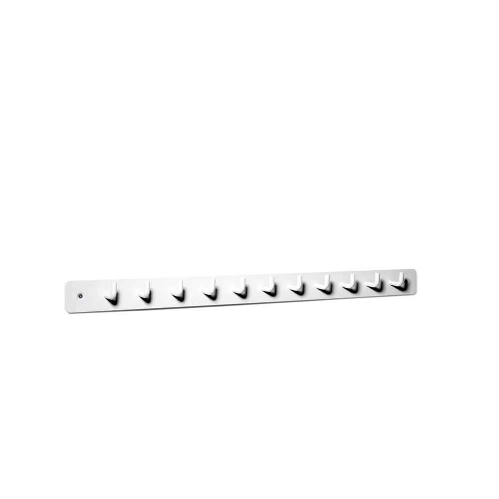 Etcetera 11 kroklist, vit lack