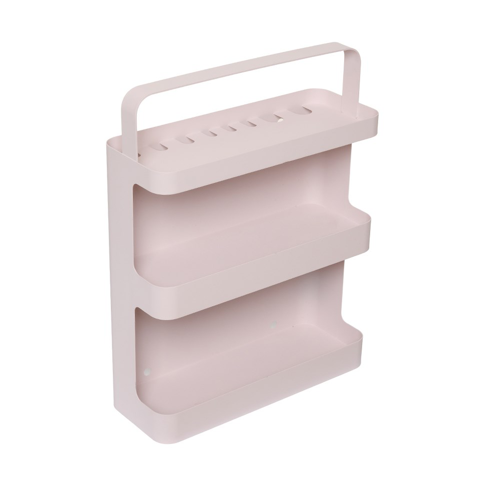 Camping bärbar multi hylla, Beige-pink