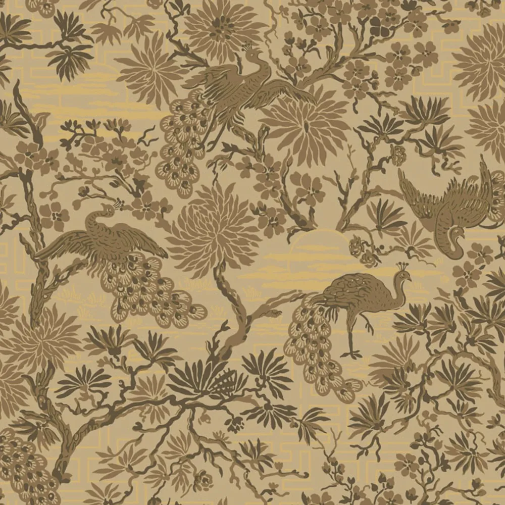 Duro Brunnsgatan 095-06 Tapet Gammalsvenska Papper Beige/Brun - Bild 2